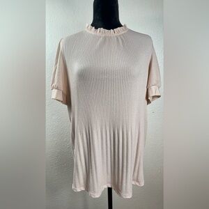 Elegant Cream Women's Top